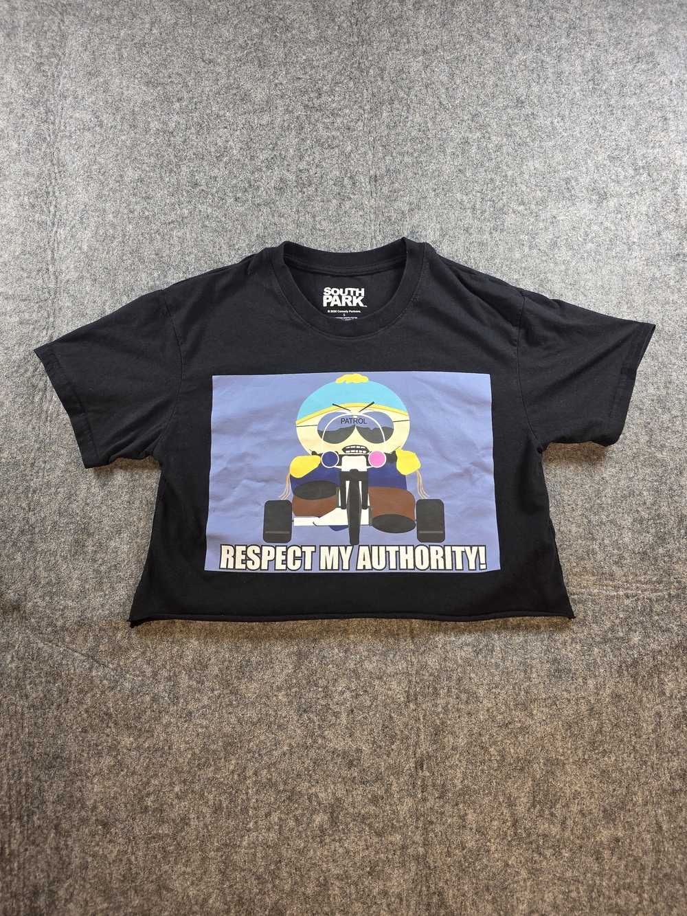 Women's Black Graphic Tee - Respect My Authority!